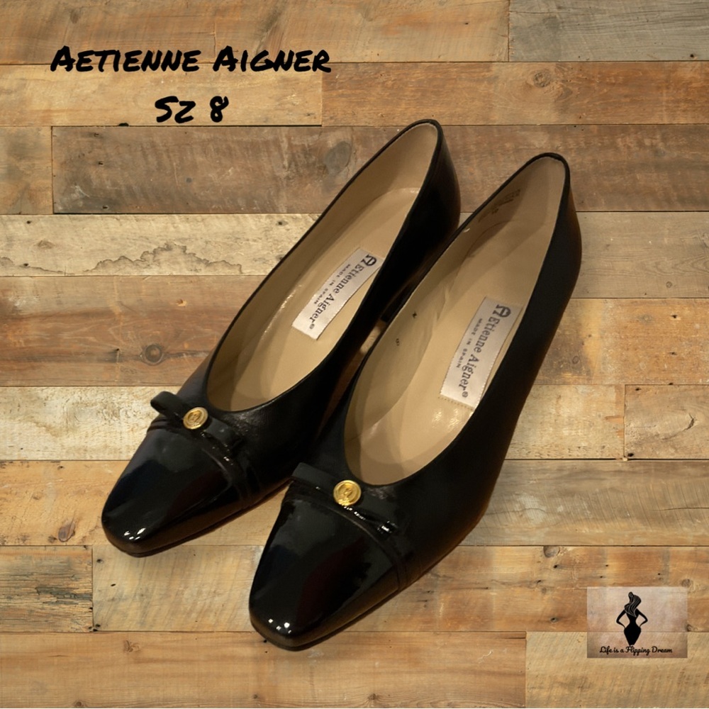 Etienne Aigner Women's Black Pumps Sz 8